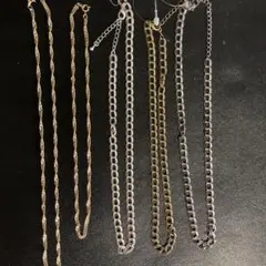 チェーンネックレス5本セット