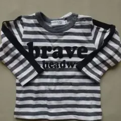 ボーダー　長袖　Tシャツ　べべ　90　新品