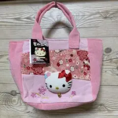 ハローキテイトートバック ちりめんさくらシリーズ