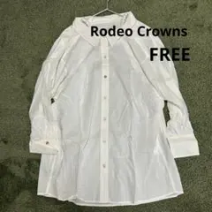 RODEO CROWNS 長袖シャツ ホワイト FREEのサムネイル