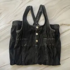 しまむら soft cheese サロペット 90cm