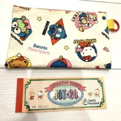 サンリオ ハートパーク キティ けろっぴ タキシードサム キキララ ポーチ