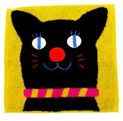 Matano Atsuko シマシマ襟巻き　タオルハンカチミニ