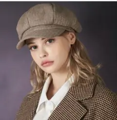 (新品値札付き)VARZAR 帽子　ベージュ