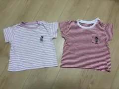 UNIQLO ミニー Tシャツ 80cm 2枚セット