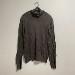 TOM TAILOR トムテイラー タートルネック ニット 長袖 ブラウン【L】