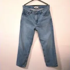 ユニクロ JW ANDERSON ライトブルー ワイドストレートデニム