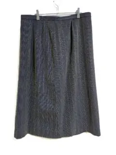 タイトスカート ミモレ丈 チェック柄 裏地あり グレー XL おしゃれ