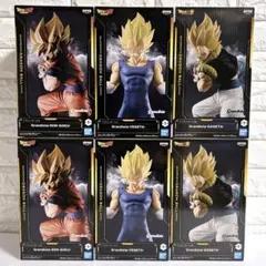 6点セット　ドラゴンボール Grandista 孫悟空　ベジータ　ゴジータ
