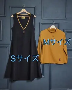 しまむら×ちはるさんコラボ　アナ雪　ワンピース＋ハイネックカットソー　2点セット