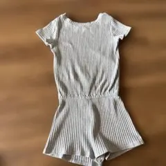 Prive.spoons clubパジャマ　グレー ショートオール