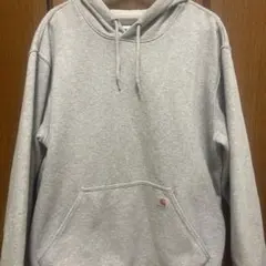 Carhartt グレー ルーズフィット パーカー L