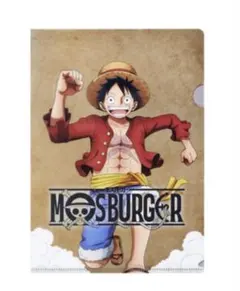 ONEPIECE モスバーガー コラボ2025福袋 クリアファイル、ハンドタオル