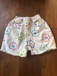 ローリーズファーム　カラフル 花柄 ハーフパンツ
