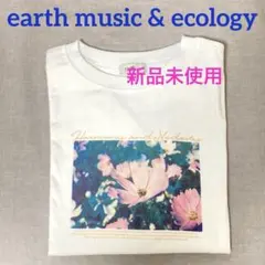 earth music&ecology 新品未使用 フォトプリント長袖Tシャツ