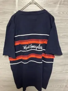 Mark Gonzales バックプリントTシャツ ネイビーM 古着のサムネイル