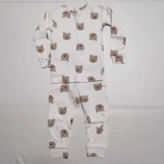 GAP　ベビー　パジャマ　18-24months　ホワイト　ベア