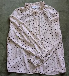 フリル付き長袖ブラウス（鎌倉シャツ×VISコラボ）