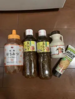 調味料セット 純粋はちみつ 玉ねぎぽん酢 メープルシロップ 他のサムネイル