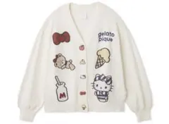 サンリオハウス　ジェラートピケ　カーディガン　ハローキティ