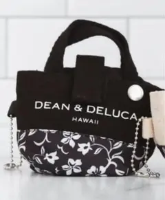 DEAN & DELUCA ハワイ 収納付きエコバッグ ブラック