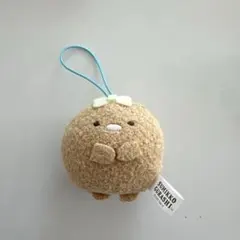 すみっコぐらし　リボン ぺたんこちびマスコット　とんかつ　プライズ品