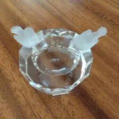 クリスタルガラス 八角形キャンドルホルダー