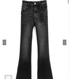 GRL ハイウエストフレアデニムパンツ