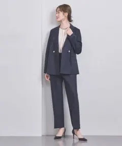 UNITED ARROWS☆六本木ヒルズ限定 パールボタンノーカラージャケット 