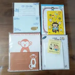 平成レトロ　レターセット 4セット