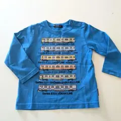 Moujonjon電車 長袖Tシャツ 90