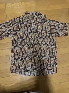 kutir ペイズリー柄 半袖シャツ サイズF
