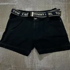 tommy girl ブラック ショートパンツ S おまけでタンクトップ付きのサムネイル