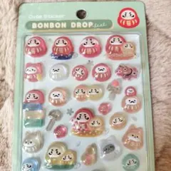 【正規品】 ボンボンドロップシール 和柄 だるま　新作