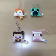 Minecraft マスコット ストラップ 4種セット