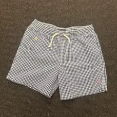 ポロラルフローレン スイムショーツ 水着 ギンガムチェック ボーイズM