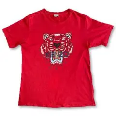 KENZO ケンゾー タイガープリント ロゴTシャツ　L