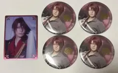 刀ミュ　静かなる夜半の寝ざめ 後家兼光 缶バッジ・クリアカードセット