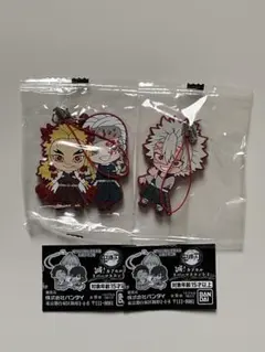 鬼滅の刃 滅!カプセル ラバーマスコット 4 実弥 煉獄 宇髄 天元 ストラップ