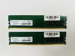 ADATA DDR4 2400 8GB メモリ 2枚セット - メルカリ
