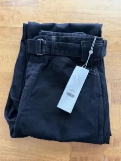 COMOLI 26ss BLACK DENIM ベルテッド パンツ サイズ2 - メルカリ
