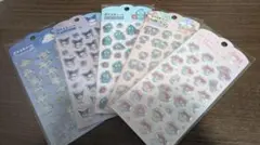 キャンドゥ　サンリオ　ぷくっとシール　5枚セット