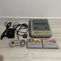 【動作確認済】Nintendo スーパーファミコン本体　一式セット