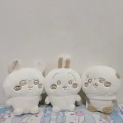 ちいかわ　ぬいぱれっと〜ミルクいろ〜ぬいぐるみ②　うさぎ、モモンガ、ラッコ　3種