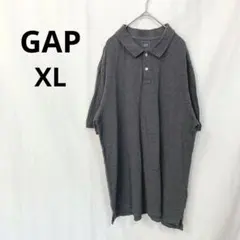 ギャップ▶ポロシャツ グレー 半袖 ビッグシルエット XLのサムネイル