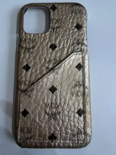 MCM ゴールドレザー iPhoneケース