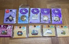 ご当地限定 ハローキティ ピンバッジセット 北海道 登別 富良野 函館 札幌