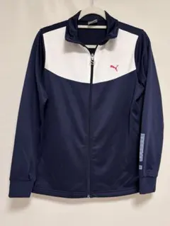 PUMA レディース ジャージ ジャケット ネイビー ホワイトのサムネイル