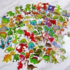 かわいい恐竜ステッカー 69枚セット