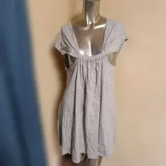 SLY　グレーのノースリーブワンピース